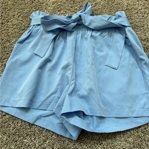 Charlotte Russe Sky Blue High Waist Shorts